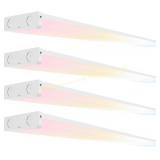4ft LED Wrap Light 75W/65W/55W, ETL 4 Pack