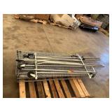 5 ft metal rack with wheels