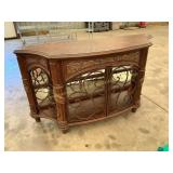 Wooden buffet cabinet