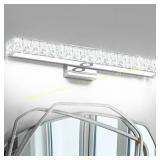SOLFART Bath Light, Crystal Vanity, 24"