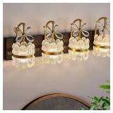 Bathroom Lights Over Mirror - Black Gold