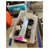 Hole saws, wire wheels, tools