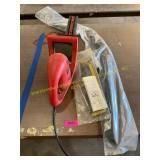 Electric hedge trimmer, car window sun protector