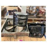 Fans, tool bag, tools