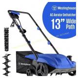 13 in. Dethatcher & Aerator, 12A, 8 gal bag