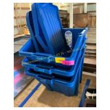 3 ct. Tucker recycling bins and lids