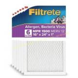 Filtrete 16x24x1 Filter, MPR 1500, 6 Pack