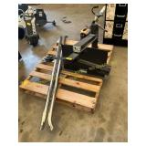 Computer stand, truck bed rails