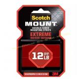 4pk 4ct Scotch-Mount 1 in. x 3 in. Mounting Strips