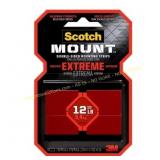 4pk 4ct Scotch 1" x 3" Extremely Strong Mounting S