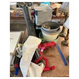 Flower pots, coolers, electric leaf blower
