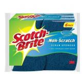 6pk 6in Scotch-Brite Non-Scratch Sponge 4.4 in