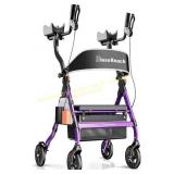 BlessReach Rollator with Seat, 450lb