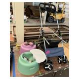 Bumbo seats, pet stroller