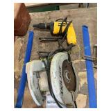 Skil saw, DeWalt drill
