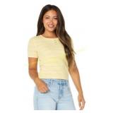 Celebrity Pink Henley Pointelle Top, Time and Tru