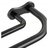 Double Curtain Rod 34-92 in, Black Rods