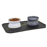 Kitty City Elevated Cat Bowls, 3-Pack