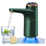 Water Bottle Dispenser, USB Pump Green