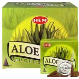 Aloe Vera Incense Cones & Burner Bundle Hem