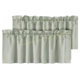 H.VERSAILTEX Darkening Valances Sage 52"x18"