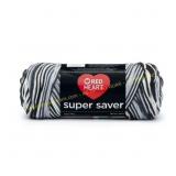 Red Heart Super Saver #4 Medium Zebra Yarn