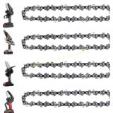 6 Inch Mini Chainsaw Chain Replacement, 4 Pcs