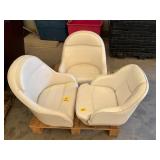 3 ct. boat seats