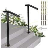 Outdoor Steps Handrails - 40" Black