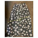 Green Women Summer Boho Palazzo Pants with Pockets