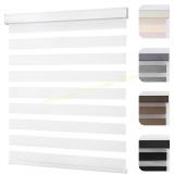 Joydeco Zebra Blinds, 37x75, White