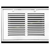 10"x6" Steel Return Air Grille, 1" Filter