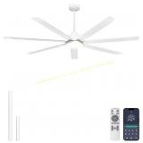 Ohniyou 72" Ceiling Fan with Lights, DC Motor