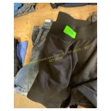 L Black Athletic Shorts & Size 12 Denim Shorts