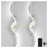 Rechargeable LED Wall Sconces (Nickel)
