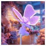 ENUOLI Wedding Butterfly Floor Lamp (Purple)