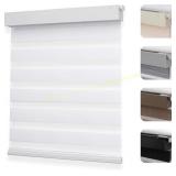 Joydeco No-Drill Zebra Blinds (White)