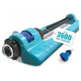Aqua Joe Oscillating Sprinkler, 16 Nozzles