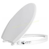 Clirass Bidet Toilet Seat, Soft Close, White