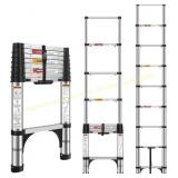 DEZEX 8.5ft Stainless Telescoping Ladder