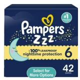 Pampers Swaddlers Overnight Diapers 6 42ct