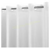 No Hook PEVA Shower Curtain 71x74 Frosted