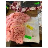 L Flower Dress and L White Tee shirt