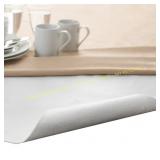 Elrene Embossed Vinyl Tablepad 52"x108" White