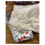 Reversible Xs swim bottoms & S crochet shorts
