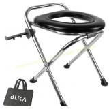 BLIKA Portable Camping Toilet, Folding Potty