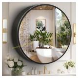 Movo Round Medicine Cabinet 24x24 Inceyl