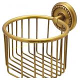 Vintage Toilet Paper Holder Wall Basket