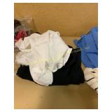 L white shirt and L black blazer