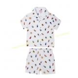 Sz 2T Toddler Boy Patriotic Shirt & Short Set